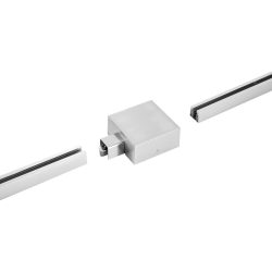 System HV-Track4 Grau Metall 4 cm - Farbe: Nickel matt - System