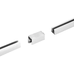 System HV-Track4 Grau Metall - Farbe: Nickel matt - System