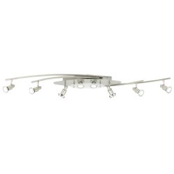 System Pleno Silber Kunststoff/Metall 126.5 cm 12.5 cm - LED - Lichtfarbe: Warmweiss - Material: Metall/Kunststoff - System- LED Energiesparlampe