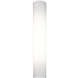 Designer-Wandlampe Bankamp Piave weiss H 54 cm - Farbe: Opal weiss satiniert - LED - Lichtfarbe: Warmweiss - Material: Glas - Designer-Wandlampe- LED