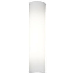 Designer-Wandlampe Bankamp Piave weiss H 40 cm - Farbe: Opal weiss satiniert - LED - Lichtfarbe: Warmweiss - Material: Glas - Designer-Wandlampe- LED