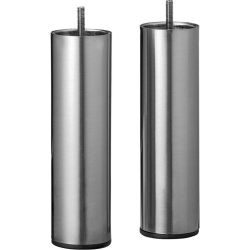 Robusta Matratzenzubehör Muto Grau Metall 6 cm 6 cm - Farbe: chrom - Material: Chrom, Metall - Matratzenzubehör