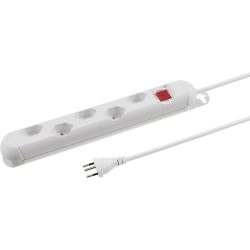 Steckdosenleiste mit Reset-Schalter | 5 × T13 | 3 m