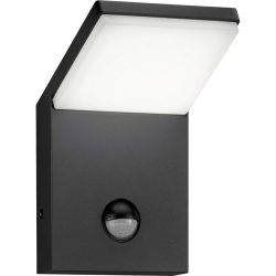 Wandlampe aussen Vive Grau Aluminium 10 cm 16 cm - Farbe: anthrazit - LED - Lichtfarbe: Warmweiss - Material: Aluguss - Wandlampe aussen- LED