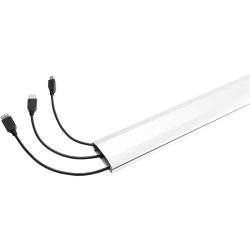 Kabelkanal Elektrokleinteil Weiss Aluminium 110 cm - Kabelkanal