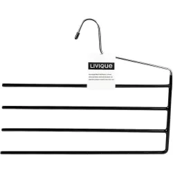 Kleiderbügel Kimba Schwarz Metall 33 cm 26 cm - Kleiderbügel