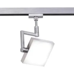 System HV-Track4 Silber Metall 11 cm 18 cm - LED - Lichtfarbe: Warmweiss - System- LED Energiesparlampe