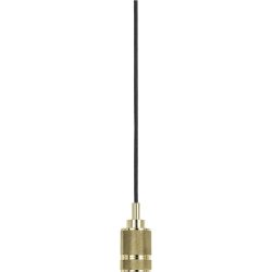 Pendellampe Industrial Gold/Schwarz Metall 10 cm 250 cm - Pendellampe