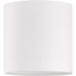Lampenschirm Shine Weiss Leinen 18 cm 18 cm - Lampenschirm