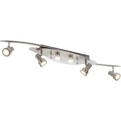 System Pleno Silber Kunststoff/Metall 92 cm 11.8 cm - LED - Lichtfarbe: Warmweiss - Material: Metall/Kunststoff - System- LED Energiesparlampe