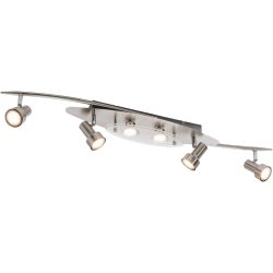 System Pleno Silber Kunststoff/Metall 92 cm 11.8 cm - LED - Lichtfarbe: Warmweiss - Material: Metall/Kunststoff - System- LED Energiesparlampe