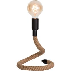 Tischlampe Marvin Braun Naturfaser 22 cm 20 cm - Farbe: Nature - Material: Naturseil - Tischlampe