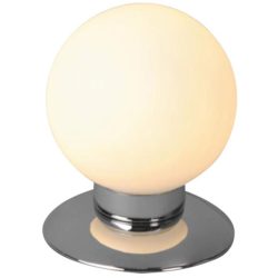 Tischlampe Claro+ Weiss Glas 13 cm 15 cm - LED - Lichtfarbe: Extra warmweiss - Tischlampe- LED Energiesparlampe