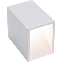 Wandlampe Jones Weiss Aluminium 6.5 cm 10 cm - LED - Lichtfarbe: Extra warmweiss - Wandlampe- LED Energiesparlampe
