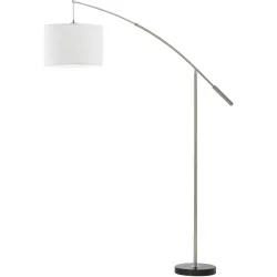 Stehlampe LED NADINA 195cm 60W blau/nickel