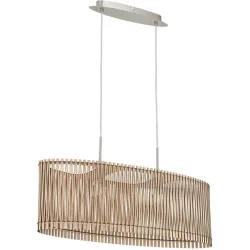 Hängelampe SENDERO LED 77.5x130cm 60W blau/nickel