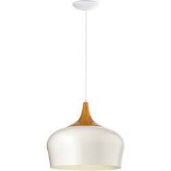 Eglo Pendellampe Obregon Beige Stahl 110 cm - Farbe: eiche - LED - Pendellampe- LED Energiesparlampe
