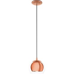 Pendellampe Rocamar Kupfer Stahl/Glas 110 cm - Material: Stahl/ Glas - Pendellampe