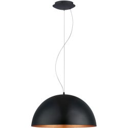 Pendellampe Gaetano 1 Schwarz Stahl 150 cm - Pendellampe