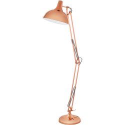 Stehlampe Borgillio Kupfer Stahl 38 cm 190 cm - Stehlampe