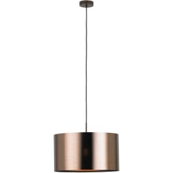 Pendellampe Saganto 1 Braun/Kupfer Kunststoff/Metall 110 cm - Farbe: kupferbraun - Pendellampe