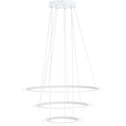 Pendellampe Penaforte Weiss Aluminium/Kunststoff 79 cm 150 cm - LED - Lichtfarbe: Warmweiss - Pendellampe- LED Energiesparlampe