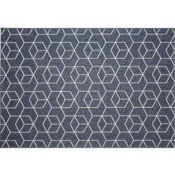 Outdoor-Teppich Essenza blau Anderes Muster Polypropylen 200 x 290 cm - Outdoor-Teppich
