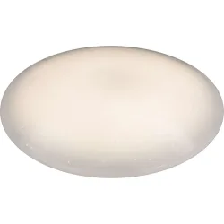 Deckenlampe Felton Weiss Kunststoff 77 cm 14 cm - LED - Lichtfarbe: Warmweiss - Kaltes Tagesweiss - Deckenlampe- LED Energiesparlampe