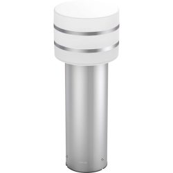 Stehlampe aussen Philips Hue Silber Aluminium 15 cm 40 cm - LED - Lichtfarbe: Extra warmweiss - Stehlampe aussen- LED Energiesparlampe
