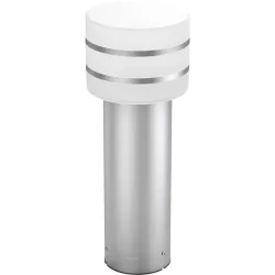 Stehlampe aussen Philips Hue Silber Aluminium 15 cm 40 cm - LED - Lichtfarbe: Extra warmweiss - Stehlampe aussen- LED Energiesparlampe