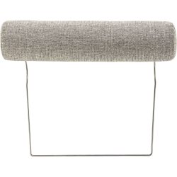 Kopfstütze Domino Grau Stoff 70 cm 15 cm - Farbe: Hellgrau - Kopfstütze