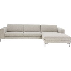 Ecksofa Domino Grau Stoff 311 cm 182 cm - Farbe: Hellgrau - Möbel Konfigurator: Traummöbel individuell zusammenstellen - Ecksofa