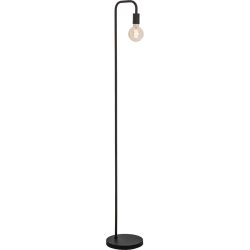 Stehlampe Dadou Schwarz Metall 25 cm 160 cm - Stehlampe