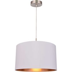 Pendellampe Sky+ Weiss/Kupfer Metall 38 cm 110 cm - Pendellampe