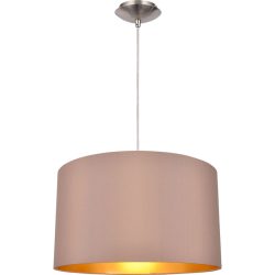 Pendellampe Star+ Braun/Grau Metall 38 cm 120 cm - Farbe: taupe - Pendellampe