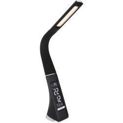 Bürolampe Maurin Schwarz Kunststoff/Metall 6.5 cm 49.5 cm - LED - Lichtfarbe: Warmweiss - Tageslichtweiss - Bürolampe- LED Energiesparlampe