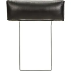 Kopfstütze Sebastian Schwarz Leder/Metall 65 cm - Kopfstütze