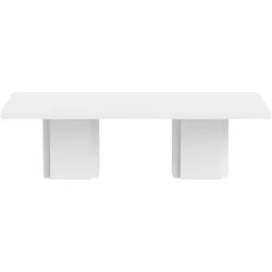 Esstisch Duck Weiss Holz 262 cm - Farbe: weiss hochglanz - Esstisch