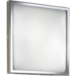 Deckenlampe Opus Grau Metall 30 cm 8.5 cm - Farbe: verchromt - Deckenlampe