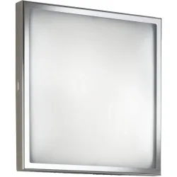 Deckenlampe Opus Grau Metall 40 cm 12 cm - Farbe: verchromt - Deckenlampe