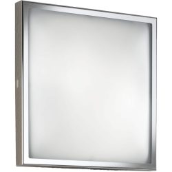 Deckenlampe Opus Grau Metall 40 cm 12 cm - Farbe: verchromt - Deckenlampe