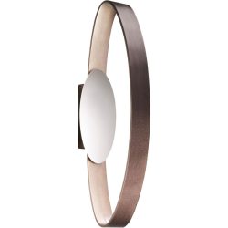 Wandlampe Greya Braun Metall 53 cm 16 cm - LED - Lichtfarbe: Warmweiss - Wandlampe- LED Energiesparlampe