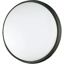 Deckenlampe Oneos Schwarz Aluminium - LED - Lichtfarbe: Warmweiss - Deckenlampe- LED Energiesparlampe