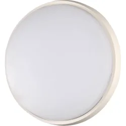 Deckenlampe Oneos Weiss Aluminium - LED - Lichtfarbe: Warmweiss - Deckenlampe- LED Energiesparlampe