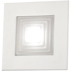 Wandlampe Faras Weiss Metall 21 cm 21 cm - LED - Lichtfarbe: Warmweiss - Wandlampe- LED Energiesparlampe