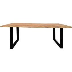 Esstisch Uwe Braun Holz 180 cm - Farbe: natur - Material: Akazie - Esstisch