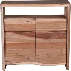 Kommode Allegro Braun Holz 90 cm 40 cm - Farbe: natur - Material: Akazie - Kommode