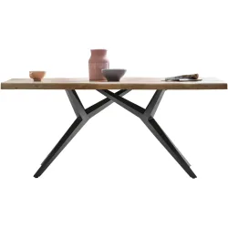 Esstisch Yael Braun Holz 180 cm - Farbe: natur - Material: Akazie - Esstisch