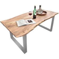 Esstisch Uwe Braun Holz 200 cm - Farbe: natur - Material: Akazie - Esstisch