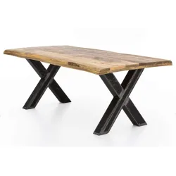 Esstisch Ralf Braun Holz 240 cm - Farbe: natur - Material: Mangoholz - Esstisch